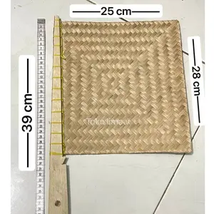 Kerajinan Hihid Kipas Anyaman Tradisional Murah Kipas Tangan Sate Bambu