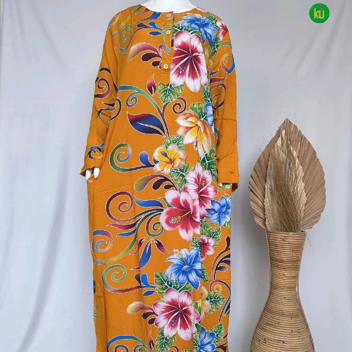 LONGDRESS 20 LD 115 KENCANA UNGU LABEL BIRU