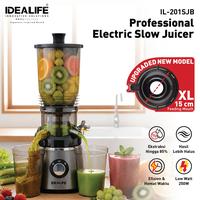 Gambar IDEALIFE - Professional Electric Slow Juicer - (IL-201SJB) dari IDEALIFE ONLINE STORE Kota Administrasi Jakarta Utara 1 Tokopedia