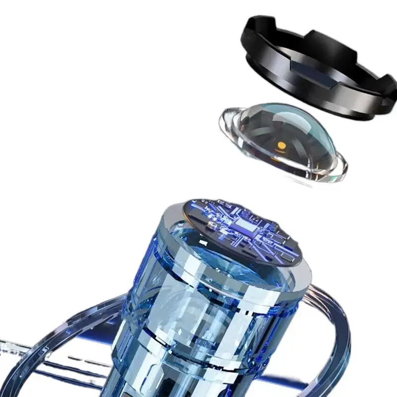 Senter USB Portabel yang Dapat Diisi Ulang dengan Zoom Teleskopik Luar Ruangan Super Terang untuk Pemotretan Jarak Jauh Lampu Sorot Pencahayaan Dalam Ruangan 2