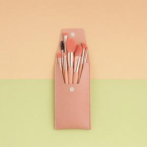 Set de brochas de maquillaje con estuche, 8 piezas/set, brochas de maquillaje multifuncionales con cerdas suaves, herramientas profesionales de maquillaje para mujeres