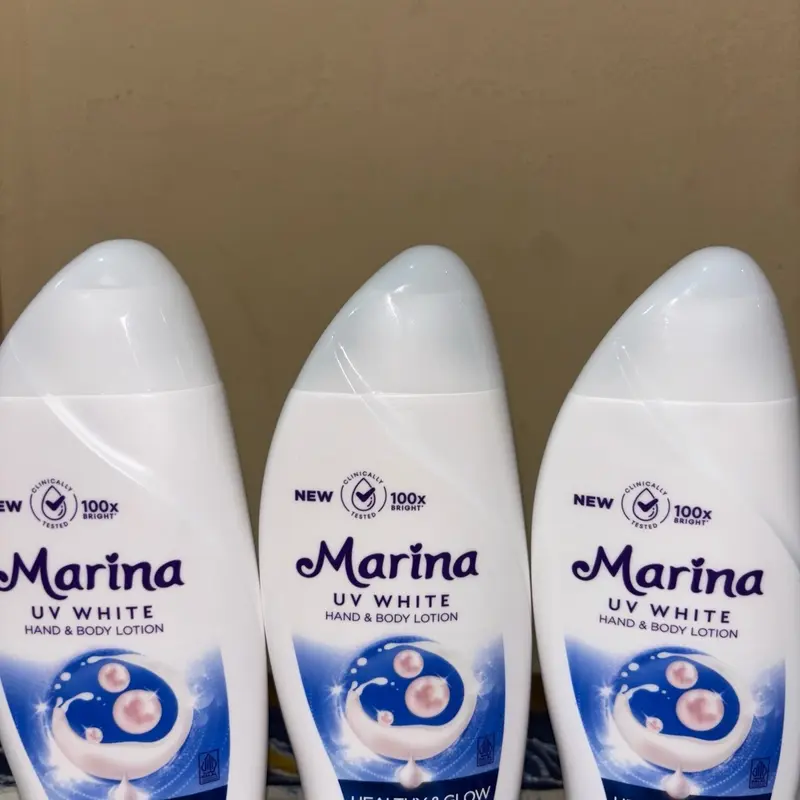 3 pcs Marina UV white Healty&Glow ukuran 185ml 1