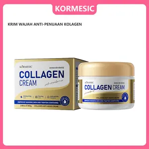 KORMESIC Collagen Anti-Aging Cream 80gr Krim Kolagen dengan Retinol untuk Anti-Kerut Anti-Penuaan dan Pemutih Kulit