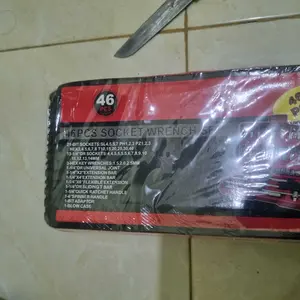 Coppexton Shop 46PCS 46Pcs Perkakas Soket Ratchet CR-V 1/4 Inch untuk Mobil Sepeda & Rumah DIY Bahan CR-V Super Kuat 45 Gigi Ratchet Cepat Lepas