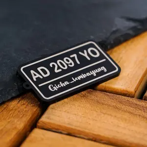 Gantungan Kunci Plat Nomor