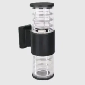 lampu dinding led pilar 2 arah bulat outdor hias