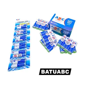 ABC Batu Jam Remot Serba Guna AAA Carbon Zinc Biru Batre Tipe BATU JAM Remot ABC Cocok untuk Berbagai Keperluan