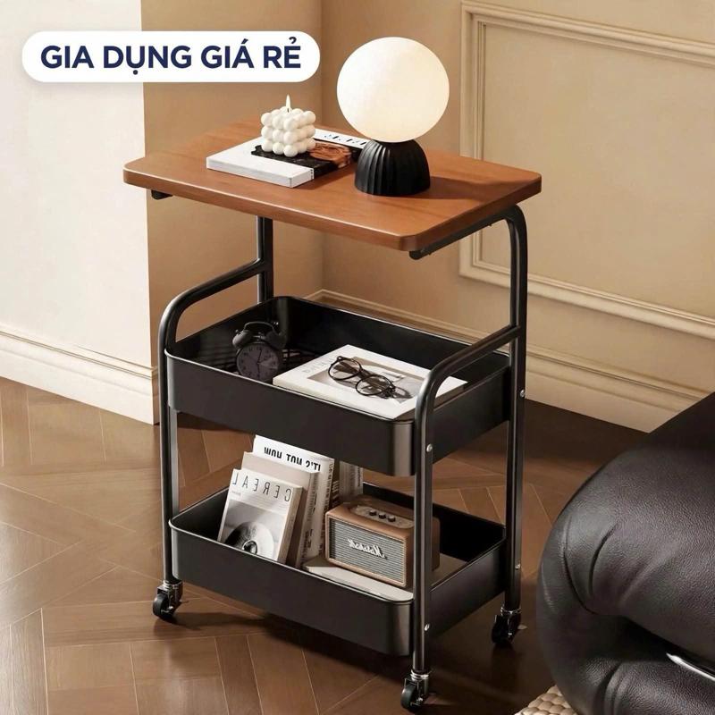 Kệ đa năng 3 tầng có bánh xe - Gia dụng giá rẻ