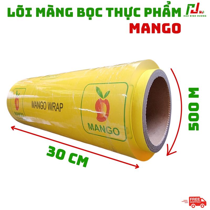  CUỘN LÕI 500mét Màng Bọc Thực Phẩm MANGO Hàng nhập khẩu chính ngạch 