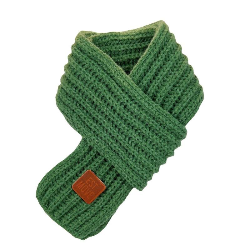 Fashion Warm Kids Scarf Thick Outdoor Neck Warmer Cute Soft Knitted Scarf Baby Boys Girls 2