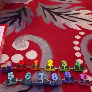 [TM888] Mainan Anak Kereta Api Roda Angka / Mainan Edukasi Kereta Api Beroda 1-10 Magnet / Mainan Angka Magnet Kereta Api