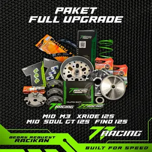 PAKET FULL UPGRADE CVT MIO SPORTY, FINO KARBU, NOUVO, MIO J, FINO 115, XRIDE 115, MIO M3, FINO 125, XRIDE 125 DAYTONA KIRIAN UPGRADE