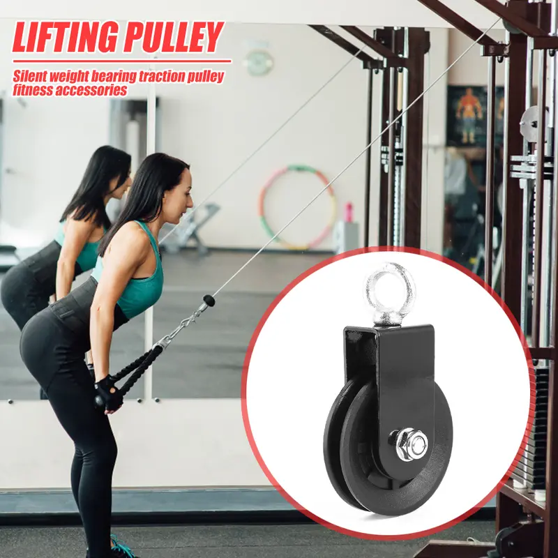 Ròng Rọc Nâng, Thép Không Gỉ, Chịu Lực, Thích Hợp Tập Luyện Và Tập Luyện, Thiết Bị Tập Gym Thể Dục, Có Bánh Răng Bi Phụ Kiện 7