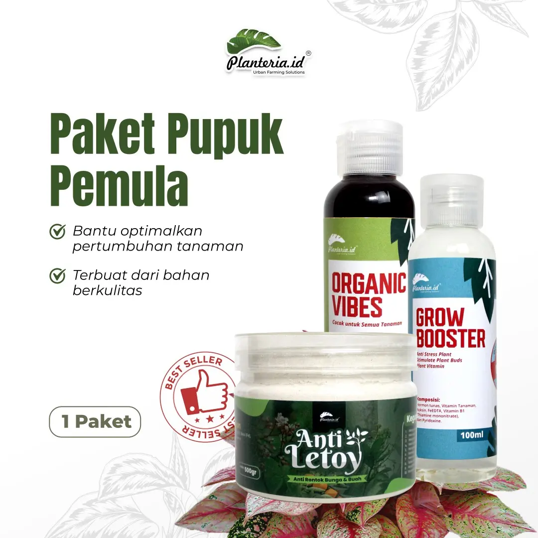 PAKET PUPUK DASAR AGLONEMA tanaman bunga kalium tanah