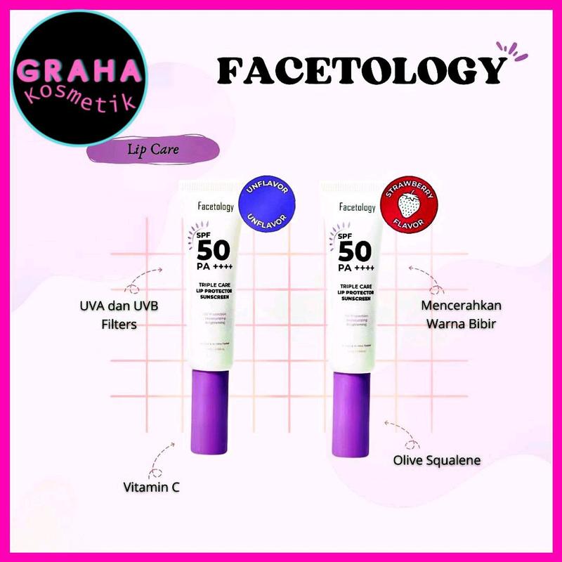 FACETOLOGY TRIPLE CARE LIP PROTECTOR SUNSCREEN SPF 50 PA++++ 0