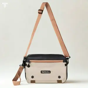 [Beli Lokal] TAPAXCO Tas Selempang Pria Terbaru Zora Slingbag 2IN1 Slingbag and Handbag Casual Local Original Waistbag