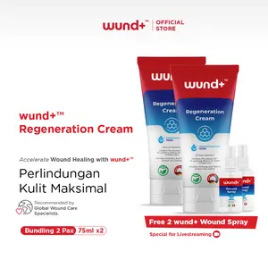 [Special Live] Wund+ Twinpack Regeneration Cream *Free 2 Wund+ Wound Spray