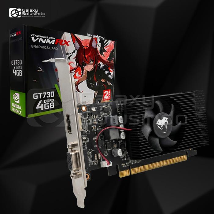 Gambar VenomRX Geforce GT 730 4GB GDDR3 - VGA GT730 DDR3 Graphic Card dari GASOL SUMBERSARI Kota Malang Tokopedia