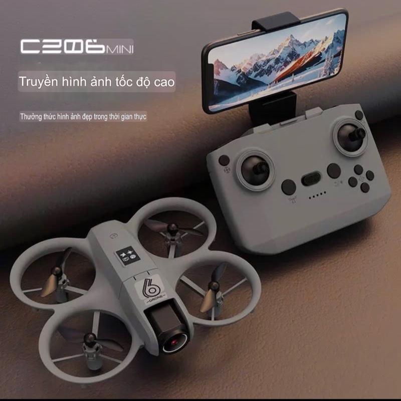 Flycam CZ06 Mini Máy Bay Không Người Lái Điều Khiển Từ Xa Mới Camera 8K Chụp Ảnh Trên Không Mini Kích Thước Nhỏ Gọn