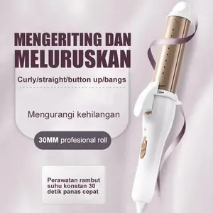 Catokan Rambut Curly (2 IN 1) Catokan Curly Straight Lurus dan Keriting