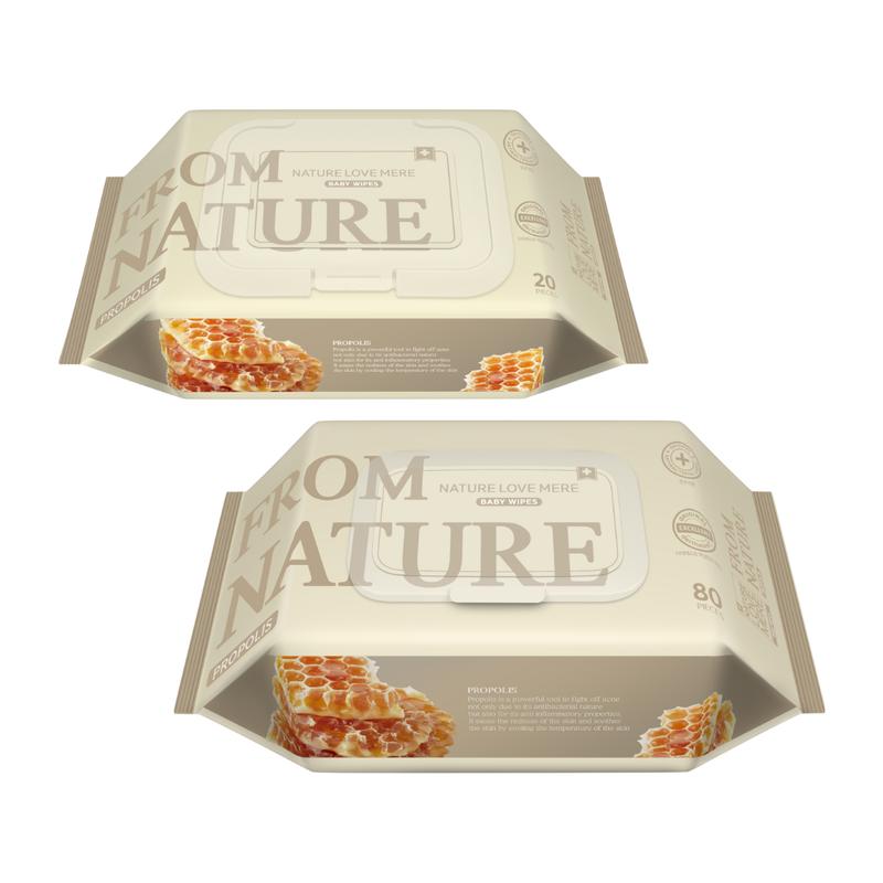NATURE LOVE MERE From Nature Propolis Baby Wet Wipes - TikTok Shop Malaysia
