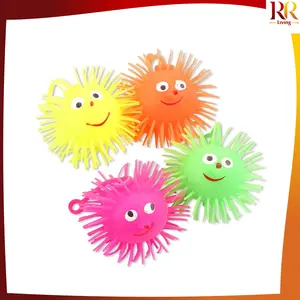 [COD] RR M289 Mainan Anak Ubur Ubur Bola Lampu Puffer Ball Yoyo Led Warna Warni / Mainan Yoyo Karet Ubur Ubur Bola Duri / Bola Anti Stress