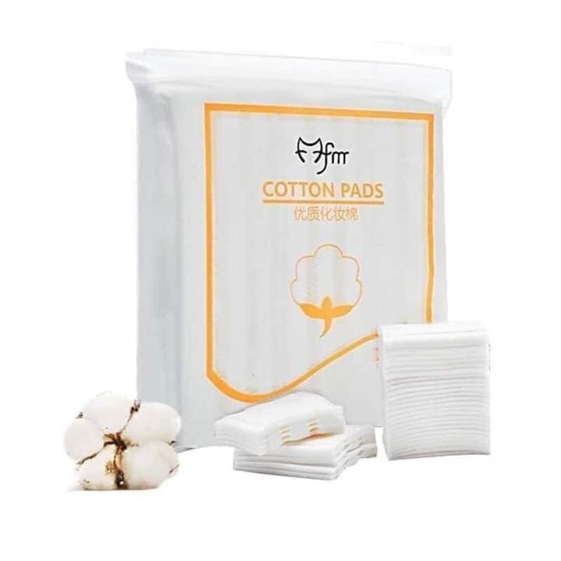  Bông Tẩy Trang 3 Lớp 222 Miếng Natural Cotton Pad - Siêu Dày Siêu Mềm Mịn 