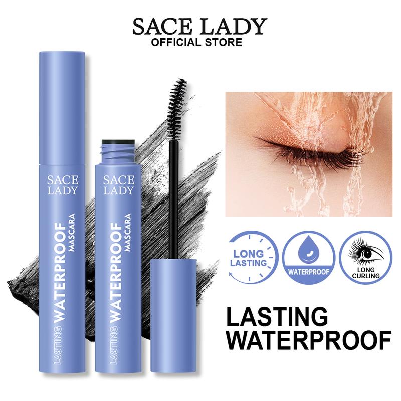 Mascara SACE LADY, Không Thấm Nước, Làm Dày, Uốn Cong Lông Mi, Lâu Trôi, Trang Điểm Mắt, 6g, [TRỰC TIẾP]