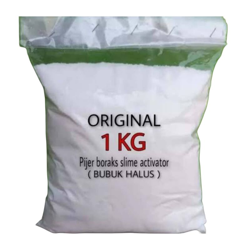 Pijer Las Bubuk 1kg Bubuk Las Borak Original 1KG Pijer Boraks Slime Activator Bubuk Halus