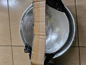 Product Review of paket wajan 20 cm dan 24 cm alumunium tempa penggorengan tebal anti lengket Alat Dapur Kitchenware from a**o 0
