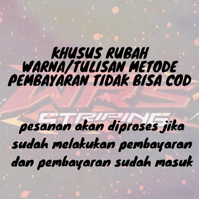 STIKER STRIPING TRANSPARAN MOTOR VARIO KZR 125 SUPER OLD CUSTOM DESIGN BINTANG NEW MOTIF STAR Motorcycle 3