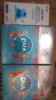 Product Review of [EXCLUSIVE YUXI] 2 Box Coolvita DHA Gummy Buah Mix Apel, Mangga, dan Jeruk (Total 28 Gummy) + 1 Botol Calcium Chewable (Total 30 Tablet) | Suplemen Anak (Mulai 3 Tahun) dan Dewasa | Dukung Tumbuh Kembang Otak, Tulang & Gigi Secara Optimal from H**y 1