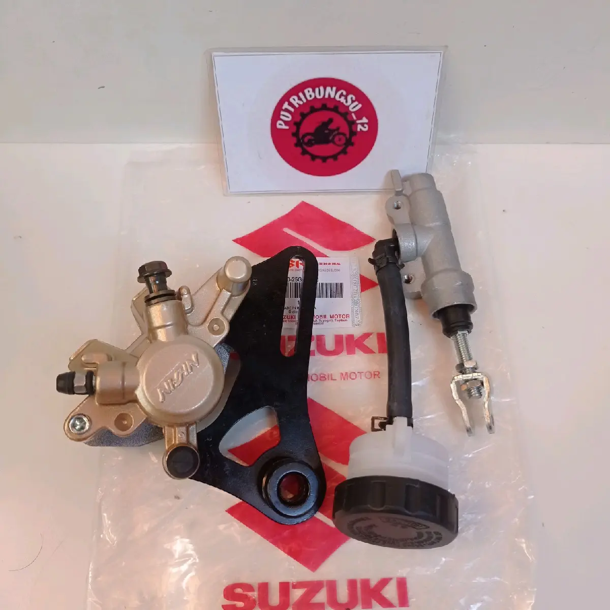 KALIPER PLUS MASTER REM TABUNG BELAKANG SUZUKI SATRIA FU 150