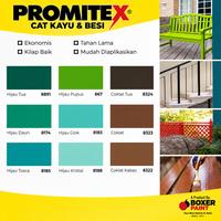 Gambar (0.8 KG) Cat Kayu dan Besi (Sintetis) Ekonomis PROMITEX Synthetic Enamel Paint Interior dan Exterior Mengkilap - 821 Putih dari Boxer Paint Official Store Kab. Sidoarjo 4 Tokopedia