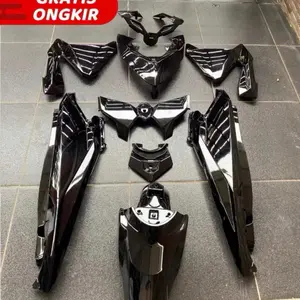 Body Set Vario 125 150 LED Old 2015–2018 Hitam Glossy Fullset Baru PNP Kualitas Layaknya