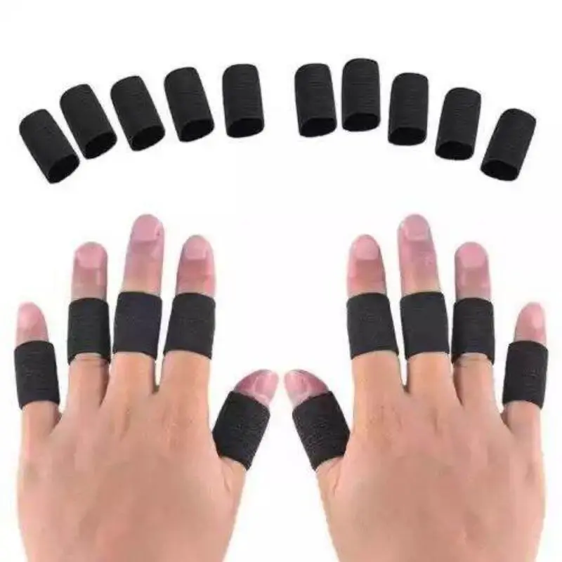 Karet Finger Support Jari Tangan Elastis Pelindung Olahraga Volly Futsal Basket 2