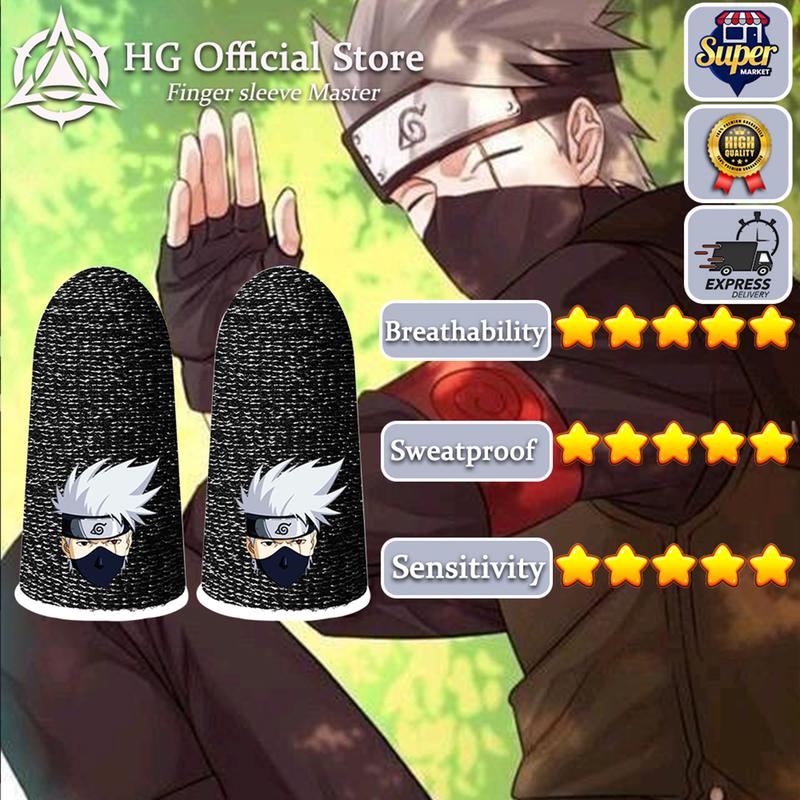 Tay Áo Ngón Tay HG Kakashi, Tay Áo Ngón Tay Cái, Thích Hợp Để Chơi Game, Codm, Trò Chơi Ngón Tay, Găng Tay Chống Mồ Hôi, Chơi Game Di Động 2