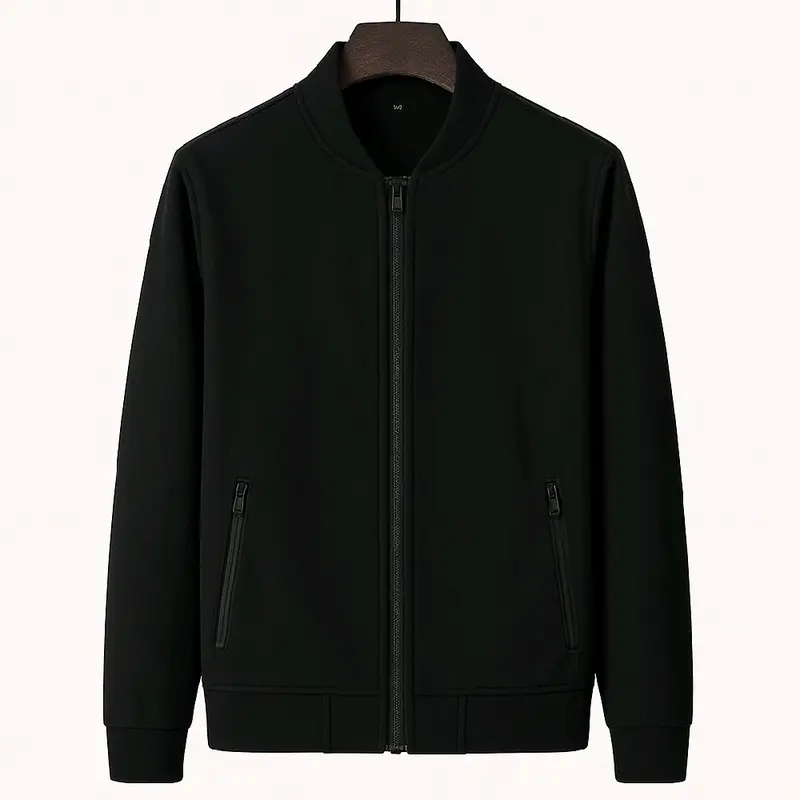 Jaket Bomber Pria Jumbo, Jaket Pria Dewasa Abu Tebal,Jaket pria big size M L XL XXL 3XL 4XL 5XL 6XL 7XL 8XL  Casual Unisex 4