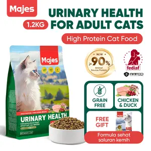 Majes Urinary Health Chicken & Duck Cat Food – High Protein for Healthy Urinary Tract | Adult (1.2kg)