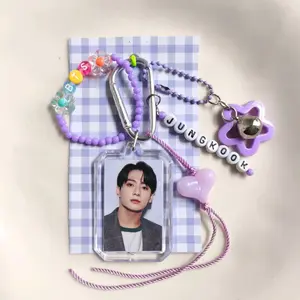 BAGCHARMS BTS DENGAN FOTO MEMBER BISA CUSTOM