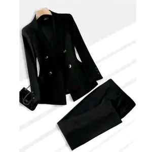 Setelan Jas / Blazer Wanita Kancing Empat Terbaru Korean Style Nyaman Tebal