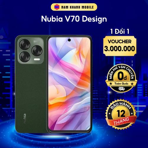  Điện thoại ZTE Nubia V70 Design 8 256GB | NFC Pin 5000 Mah  - Chính Hãng  - Nam Khanh Mobile 