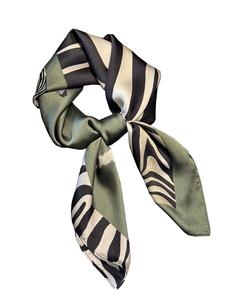 Pañuelo con estampado de rayas de zebra para mujer, pañuelo suave y ligero a la moda para mujeres y niñas, pañuelo casual y versátil para todas las estaciones