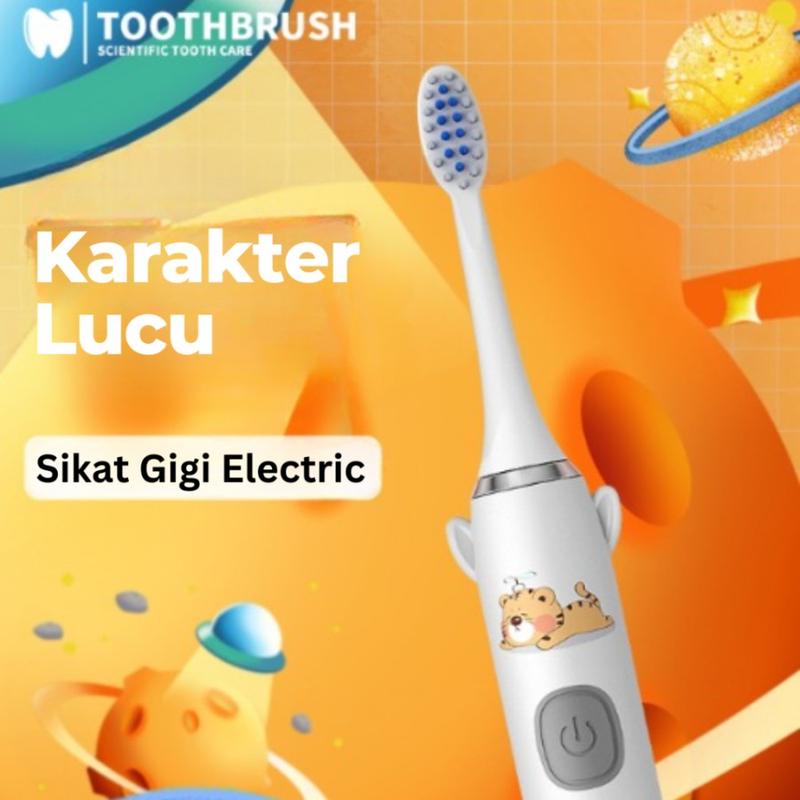 Sikat Gigi Elektrik / Electric Tooth Brush Rechargeable USD Untuk Anak 6