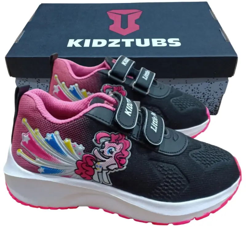 Sepatu Sekolah Anak Perempuan Karakter Kuda pony Cewek Warna Hitam Murah Usia PAUD TK SD SMP SMA Kelas 1 2 3 4 5 6 7 8 9 0 Tahun-KIDZTUBS164272923 Empuk Kaki Anak-Anak Polka 1