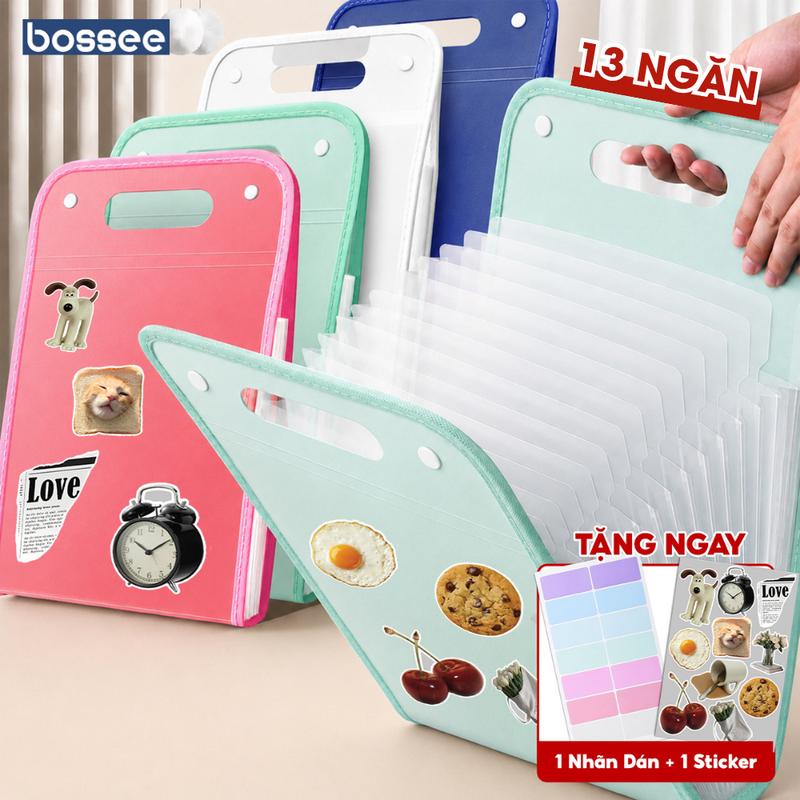 Kẹp Tài Liệu 13 Ngăn, File Đựng Tài Liệu A4 Văn Phòng Phẩm - Túi Đựng Tài Liệu Sắp Xếp Tiện Lợi Dung Tích Lớn Cho Quản Lý Tài Liệu Hiệu Quả Đựng giấy khen, Giấy tờ quan trọng