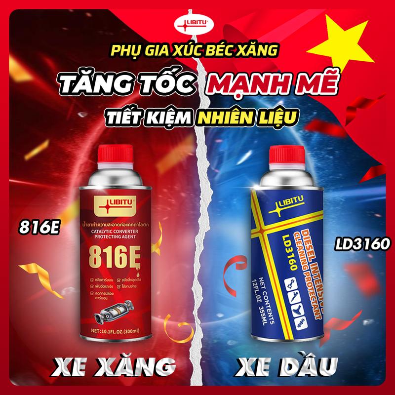 DÀNH CHO Ô TÔ Dung Dịch Vệ Sinh Kim Phun Và Buồng Đốt LIBITU Bảo Dưỡng Động Cơ Xe Ô Tô