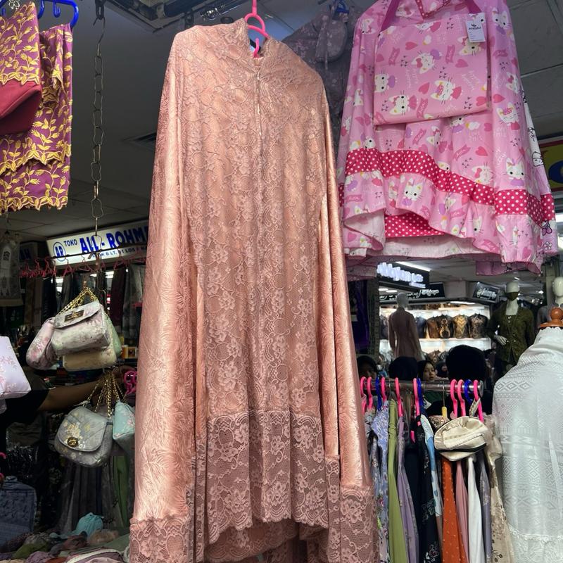 (SUTRA PREMIUM) MUKENA ALLEA SUTRA GLOSY SUPER CANTIK Mewah Nyaman 1