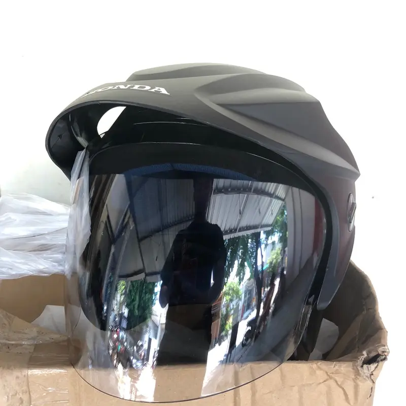 Helm Honda HMJ Original ￼Helmet Assy Half Face Hitam Honda Vario 150 eSP K59J 86100H04FA0 Motor Motorcycle 4