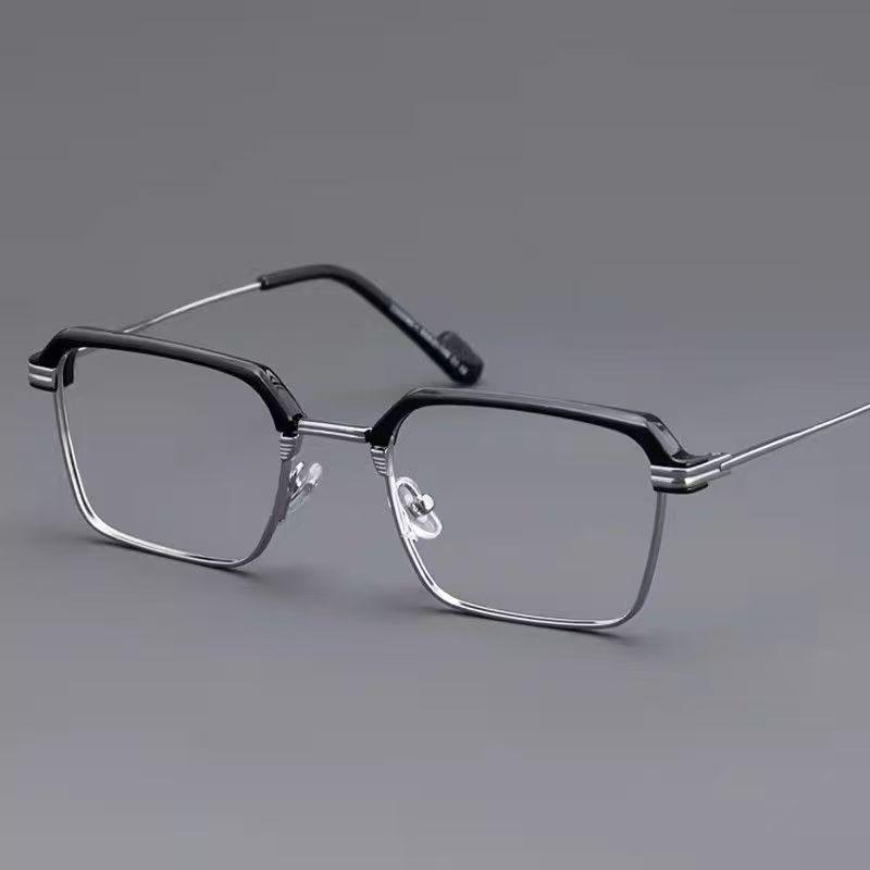 Kacamata Baca Lensa Plus Korea Premium Emas/Silver Anti Radiasi Keren Pria Wanita 603